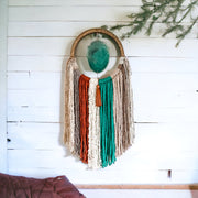 Holiday Ombre Agate Dreamer Wall Hanging | Choose Your Agate - Mod North & Co.