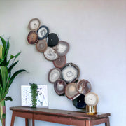 15-Piece DIY Umber Agate Wall Decor - Mod North & Co.