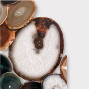 21-Piece Ginger Agate Dimensional Wall Art - Mod North & Co.