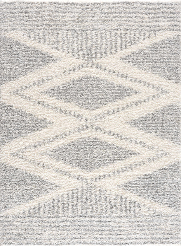 Trunding Plush Area Rug in Gray