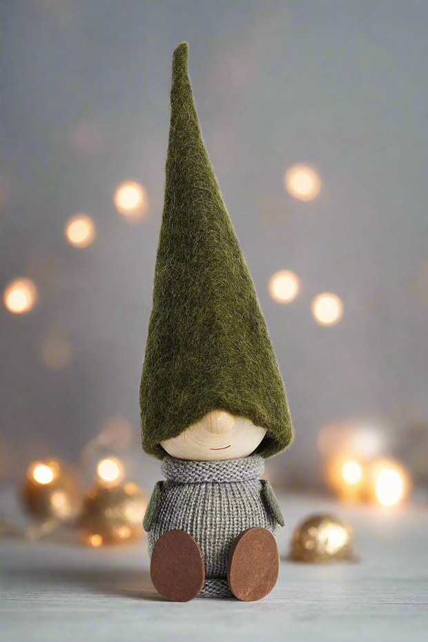 Tomte Gnome - Cousin Frode (green hat)