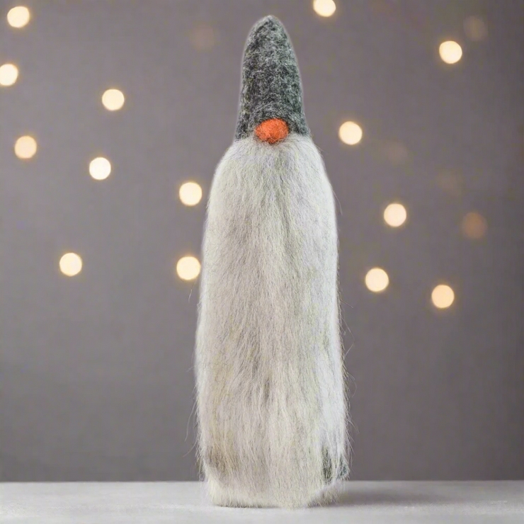 Tomte Gnome - Tall Nicholas (Grey Cap)