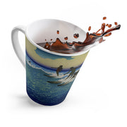 Vintage Surfers Latte Mug