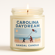 Carolina Daydream – Scented Candle, 9 oz Jar, Sage, Lemongrass & Mahogany