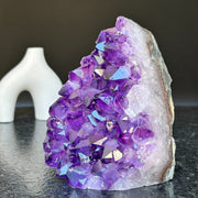 Amethyst Cut Base Crystal, Quartz Geodes, AAA Grade, Amethyst Free Standing Crystal