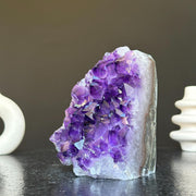 3 Lb Amethyst Cave Geode, 5.5 in tall Huge Crystal Cluster for Collectors