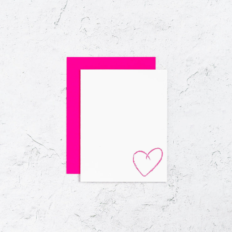 Heart Icon Notecards Box Set of 10