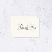 Traditional Scripted Thank You Single Cards