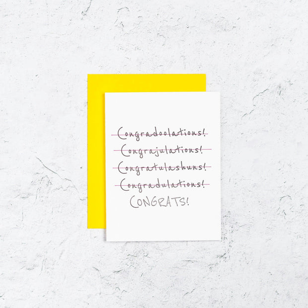 Congradoolations Card Box Set of 10