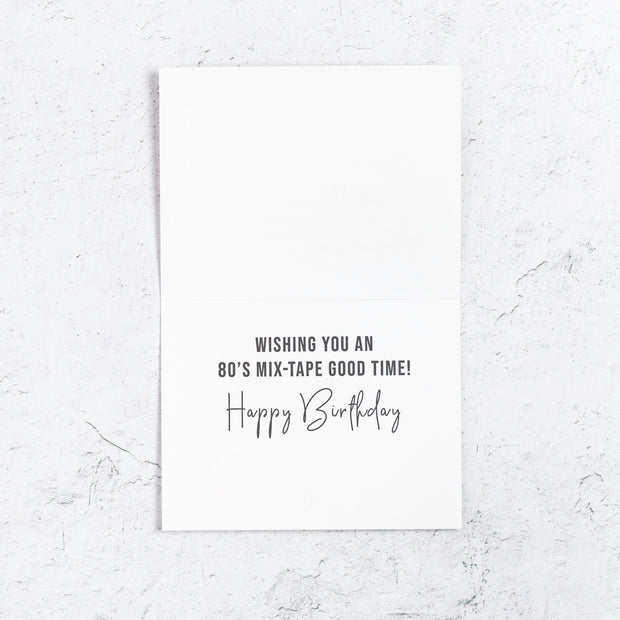 Mix Tape Birthday Card
