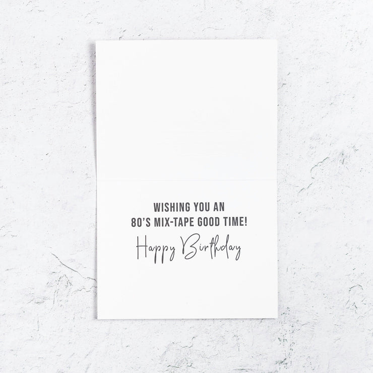 Mix Tape Birthday Card
