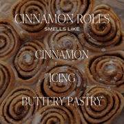 Cinnamon Rolls Soy Candle - White Jar - 11 oz