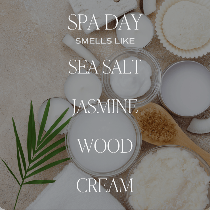 Spa Day Soy Candle - Clear Jar - 9 oz