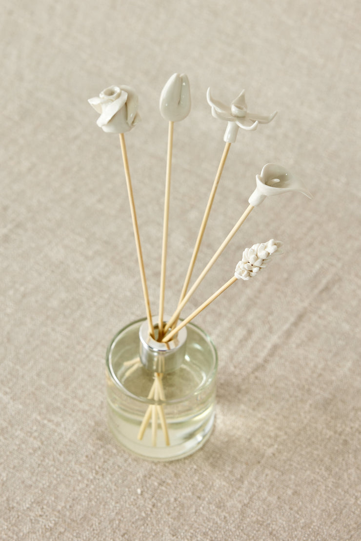 Country Flowers Bamboo Diffuser Sticks Set