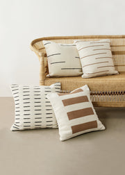 Zuri Hand-Loomed Wool Throw Pillow