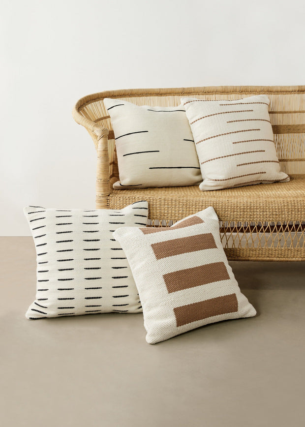 Zuri Hand-Loomed Wool Throw Pillow