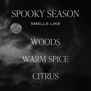 Spooky Season Soy Candle - Orange Matte Jar - 15 oz (Cozy Season)