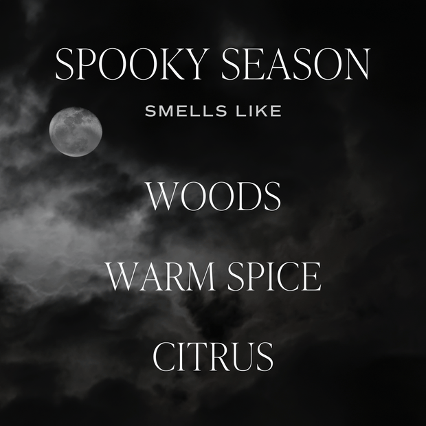 Spooky Season Soy Candle - Orange Matte Jar - 15 oz (Cozy Season)