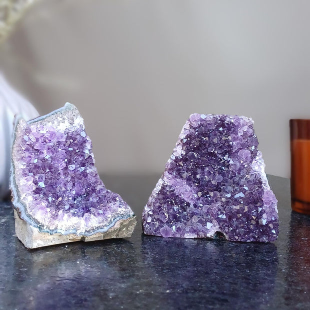 Choose your raw amethyst set