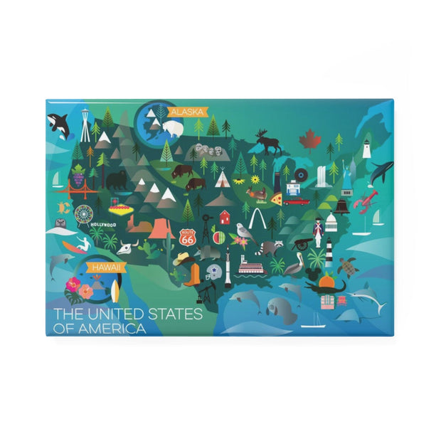 UNITED STATES REFRIGERATOR MAGNET