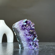 Large crystals Amethyst geode, Unique crystal cluster with FREE GIFT BOX