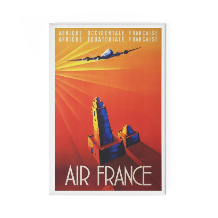 Afrique Air France Magnet