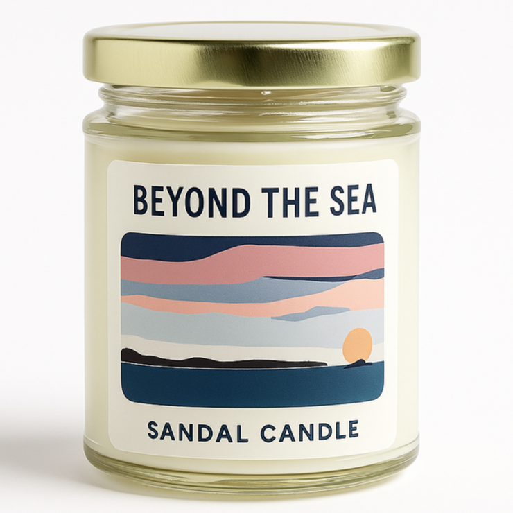 Beyond the Sea – Scented Candle, 9 oz Jar, Mahogany, Tobacco & Teakwood