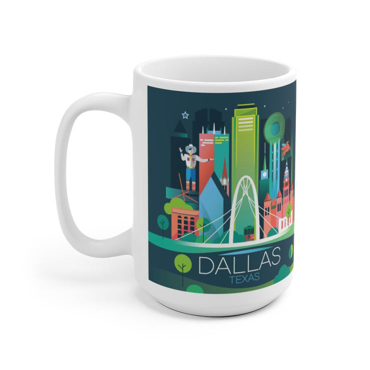 DALLAS 11 OZ OR 15 OZ CERAMIC MUG