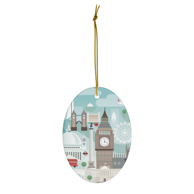 London Ceramic Ornament