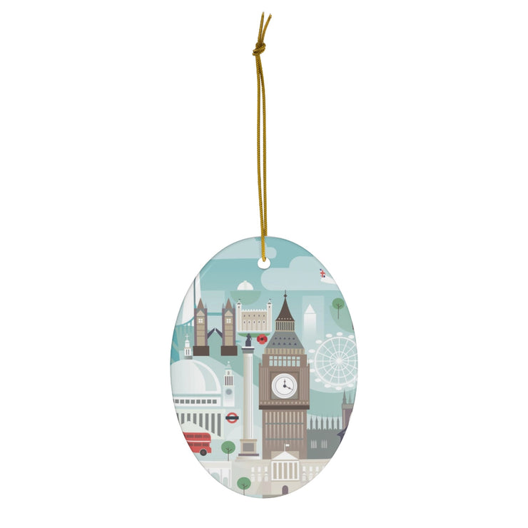 London Ceramic Ornament