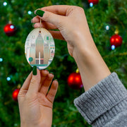 Buffalo Ceramic Ornament