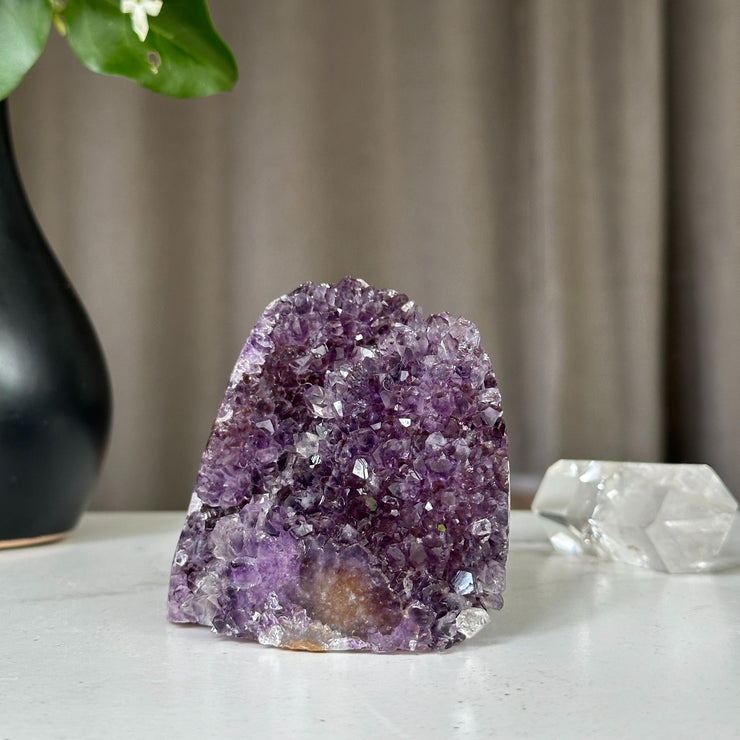 Deep purple amethyst, Uruguayan amethyst, anxiety relief stone