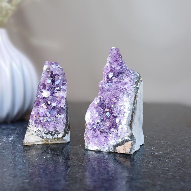 Choose your raw amethyst set