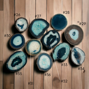 Brass Vivi Agate Wall Hanging | Choose Your Agate/Colors - Mod North & Co.