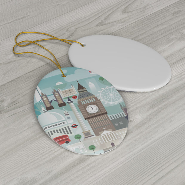 London Ceramic Ornament