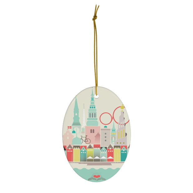 Copenhagan Ceramic Ornament