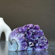 Amethyst cave, crystal purple amethyst
