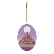 Mont Saint-Michel Ceramic Ornament