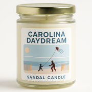 Carolina Daydream – Scented Candle, 9 oz Jar, Sage, Lemongrass & Mahogany