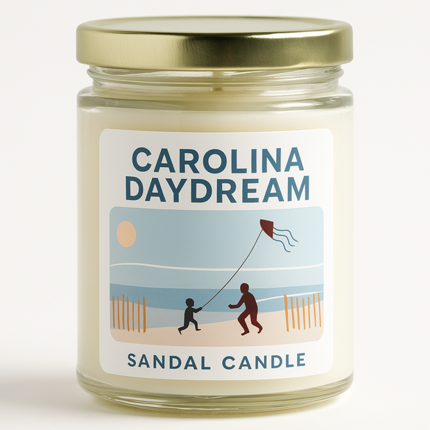 Carolina Daydream – Scented Candle, 9 oz Jar, Sage, Lemongrass & Mahogany
