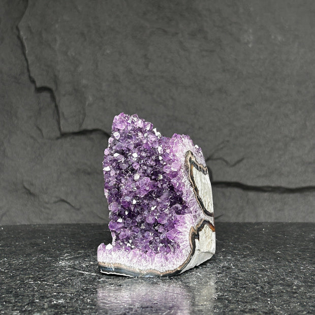 Amethyst Crystal rare find, amethyst with polished edges, Amethyst cathedral