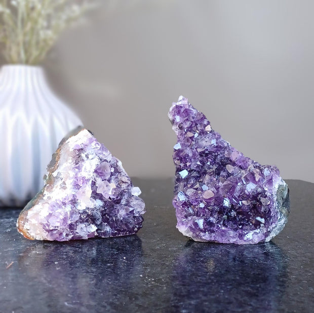 Choose your raw amethyst set