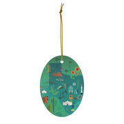Texas Ceramic Ornament