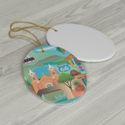 New Mexico Ceramic Ornament