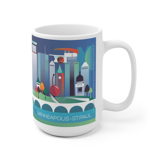 MINNEAPOLIS-ST. PAUL 11 OZ OR 15 OZ CERAMIC MUG