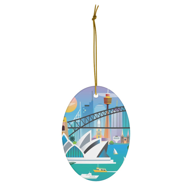 Sydney Ceramic Ornament