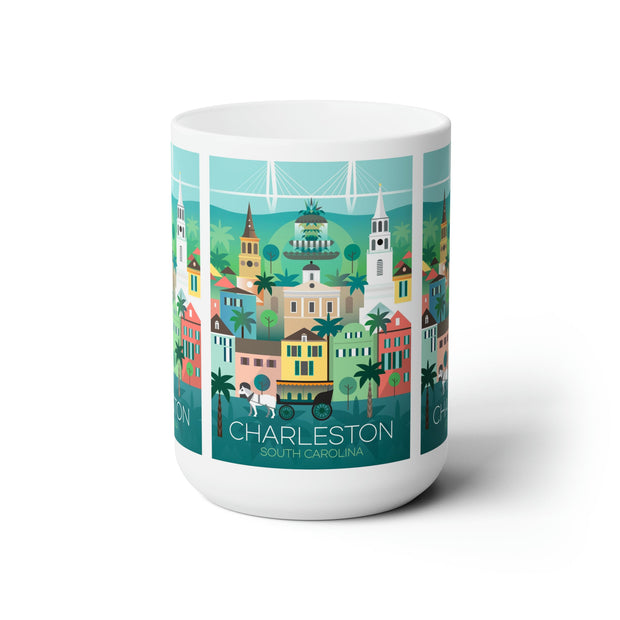 Charleston Ceramic Mug 11oz or 15oz