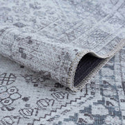 Barny Gray Denim Washable Rug