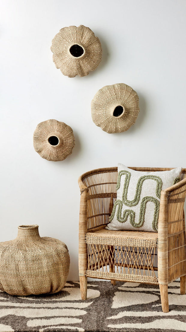 Ilala Garlic Gourd Handwoven African Basket