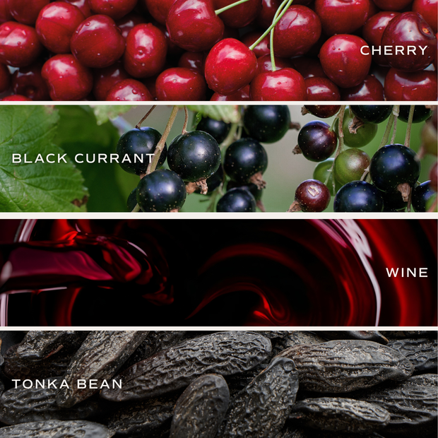 Blackwood Cherry Soy Candle - White Jar - 11 oz